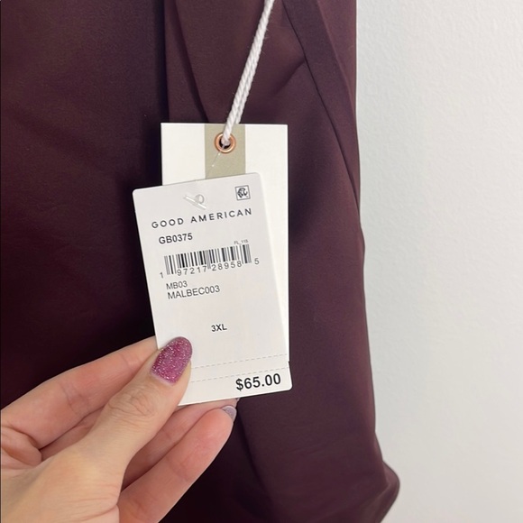 NWT Good American Burgundy Bodysuit - Picture 6 of 10